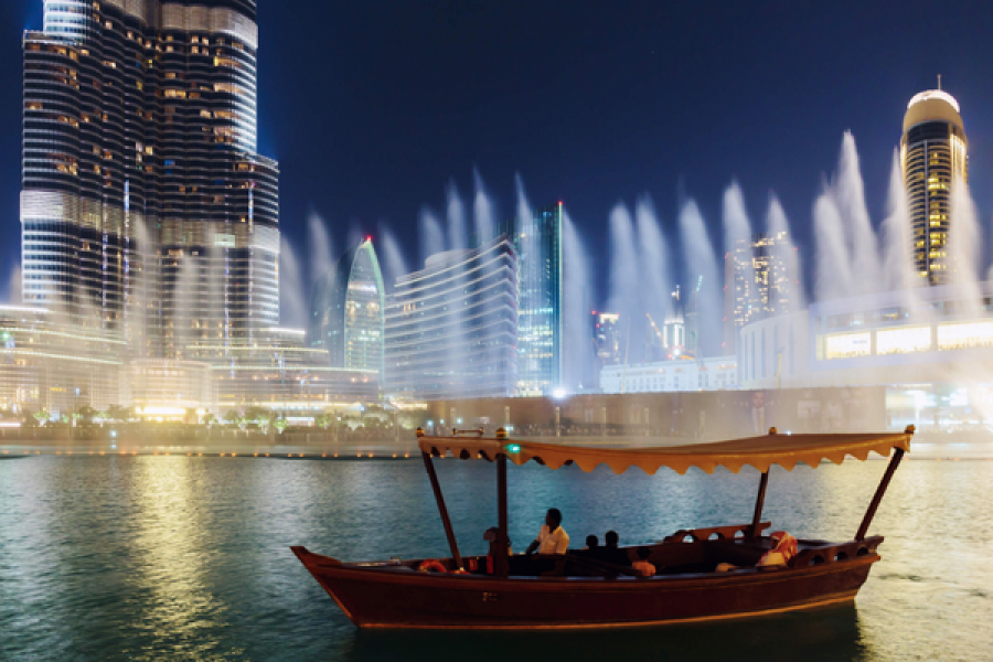 Dubai Fountain Show And Lake Ride